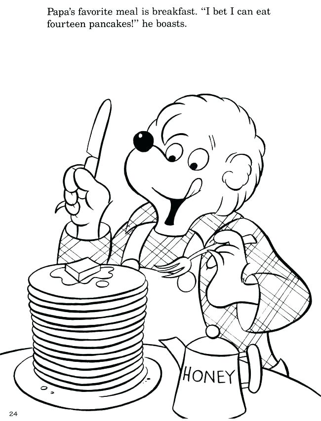 650x854 Berenstain Bears Coloring Pages Mini Golf Bears Coloring Page
