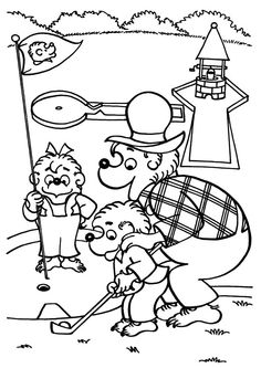 236x333 Mini Golf Colouring Pages