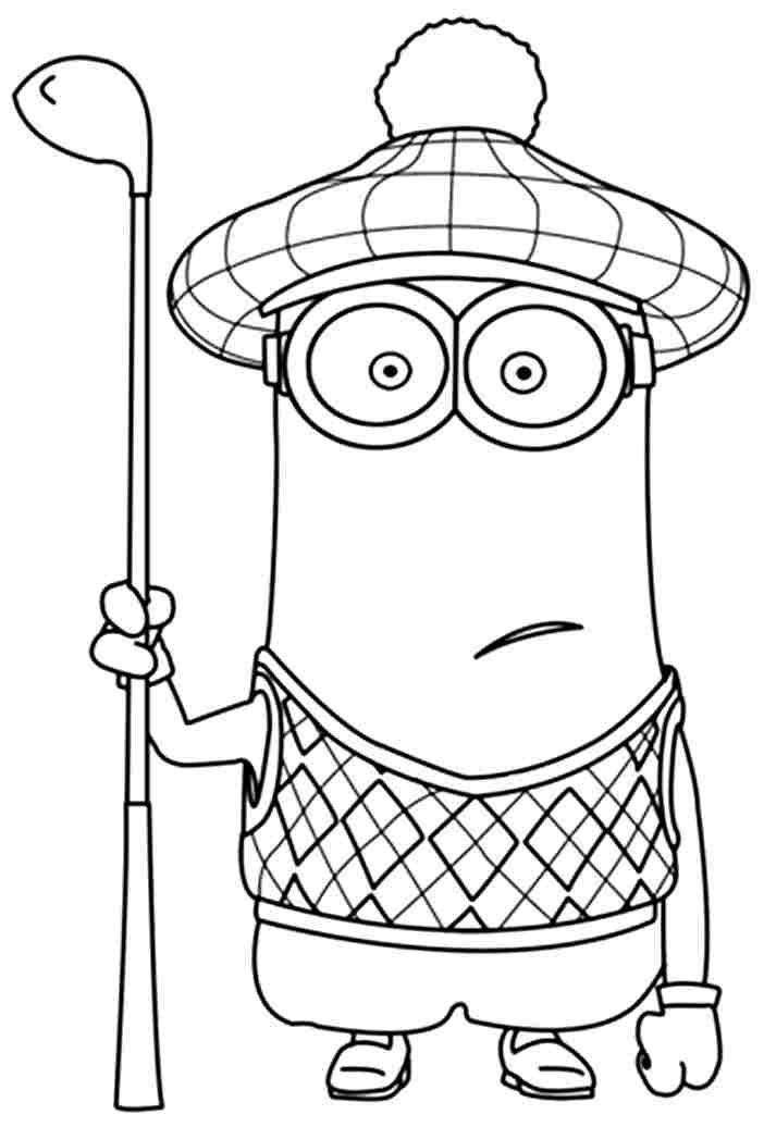 702x1036 Minion Coloring Pages