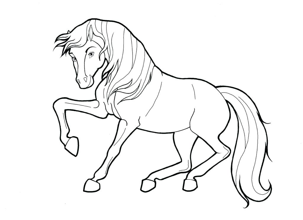 1024x744 Spirit Horse Coloring Pages Horse Coloring Pages Barbie Diamond