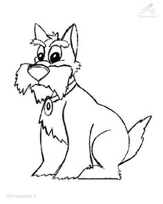 236x295 Miniature Schnauzer Coloring Page Coloring Pages