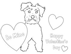 236x180 Schnauzer Coloring Page Worksheets, Dog And Embroidery