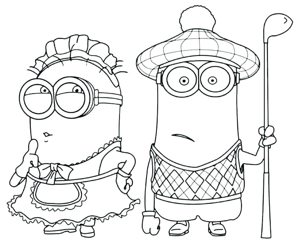 960x780 Minion Coloring Pages To Print Printable Minion Birthday Coloring