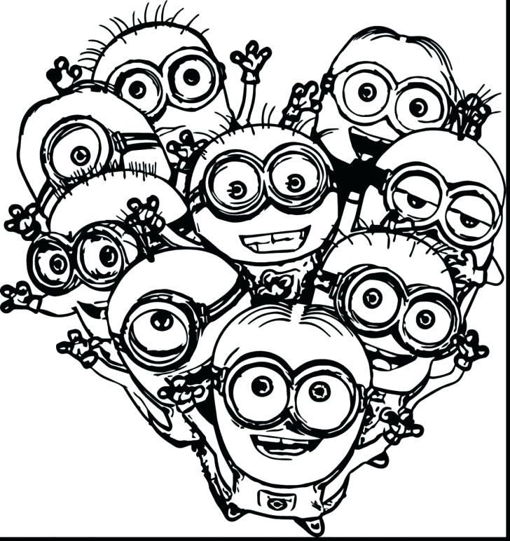728x772 Minion Printable Coloring Pages Printable Coloring Pages For Girls