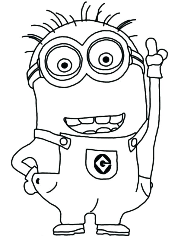 600x783 Minion Christmas Colouring Pages Free Coloring Astonishing Bob