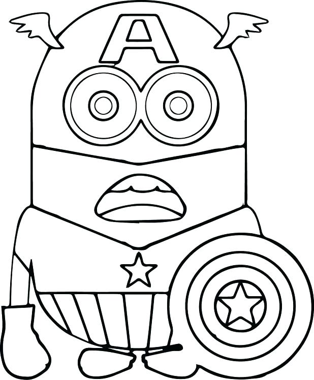 618x748 Minion Coloring Page Despicable Free Minion Bob Coloring Pages