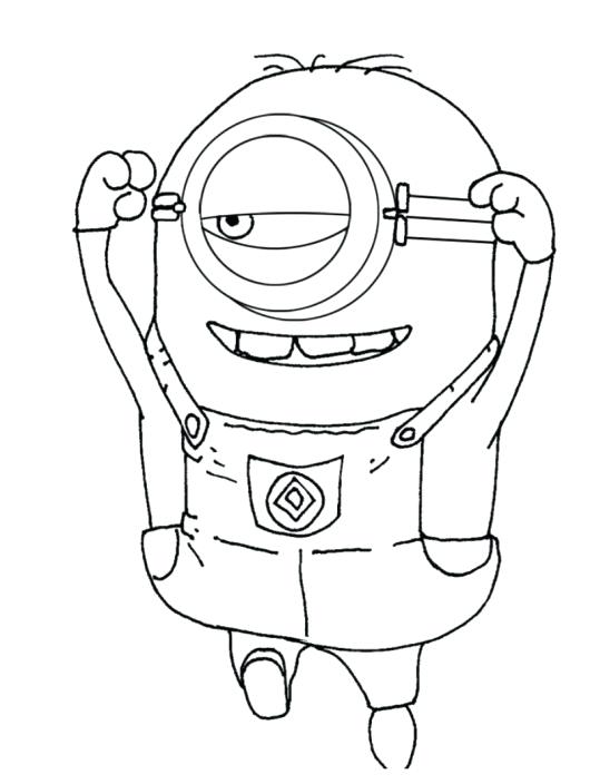 530x704 Printable Minion Christmas Coloring Pages Page Despicable Me Craft