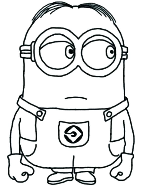 580x749 Despicable Me Coloring Pages X Coloring Pages Minion Coloring
