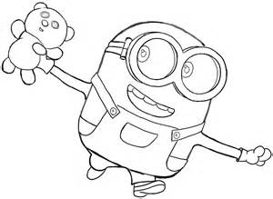 300x219 Bob The Minion Coloring Pages