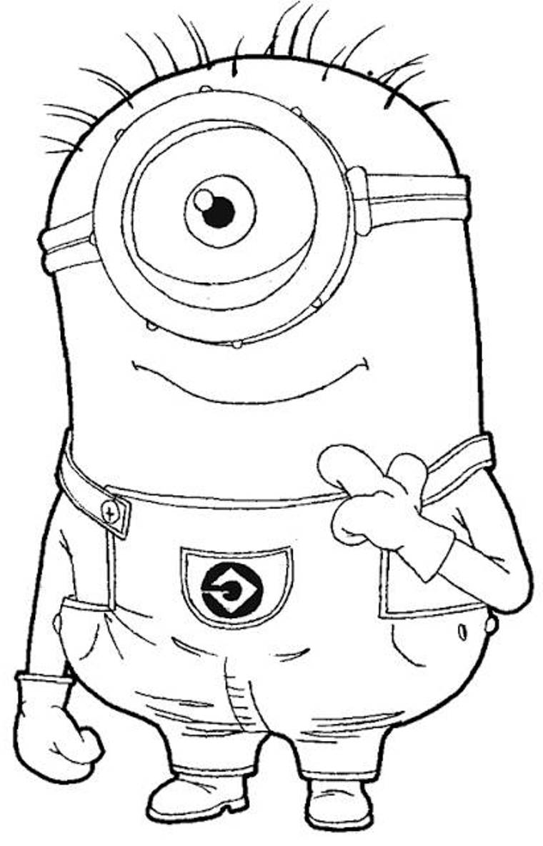 760x1184 Good Uzovr From Minions Coloring Pages On With Hd Resolution