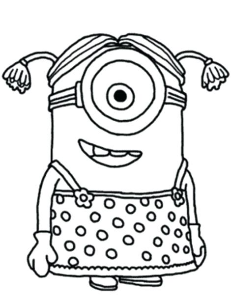 Minion Coloring Pages Online at GetDrawings | Free download