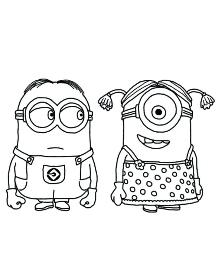 756x864 Free Printable Minion Colouring Pages Coloring Online Sheets