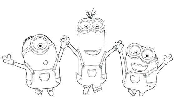 557x321 Minion Coloring Pages Printable