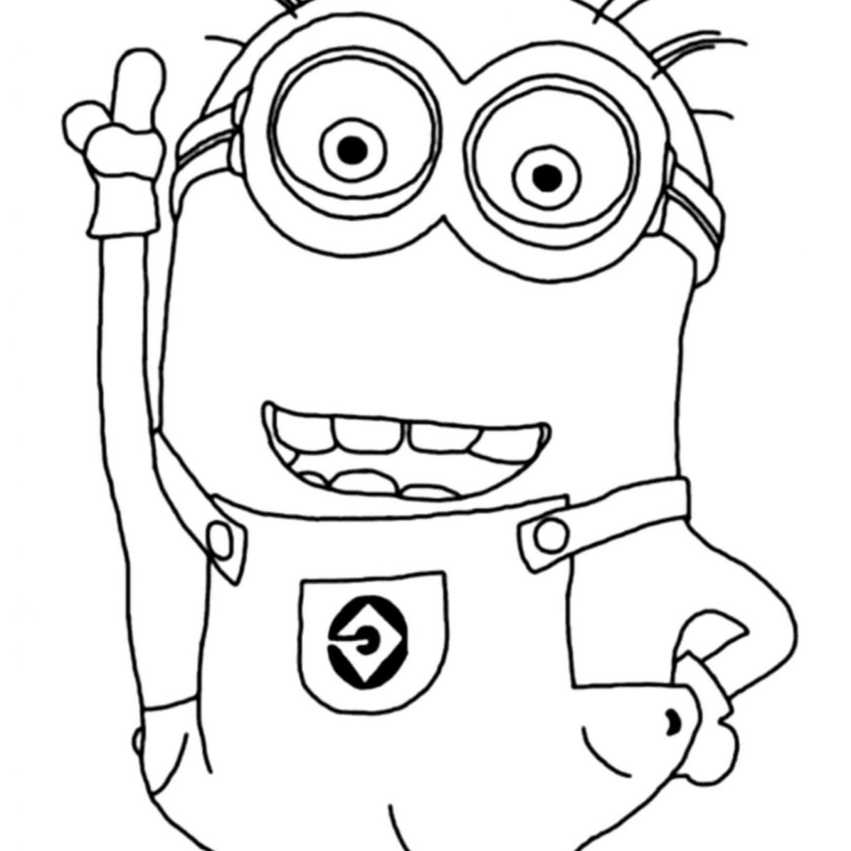 1224x1224 Despicable Me Minions Coloring Pages Printable For Free General