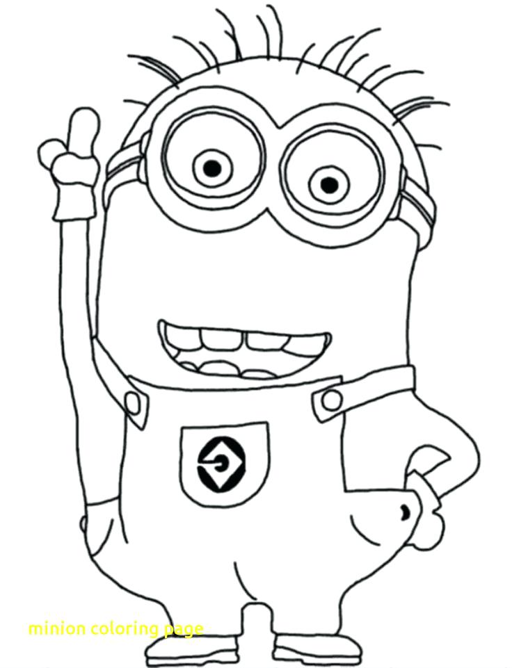 736x961 Free Minion Coloring Pages