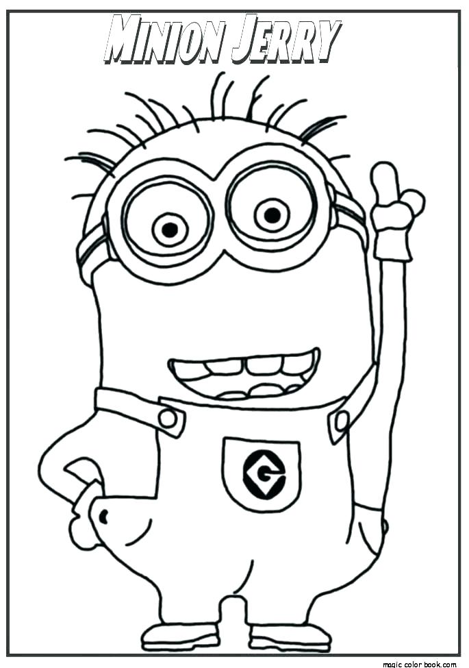 685x975 Minions Coloring Pages To Print Cute Easy Coloring Pages Free