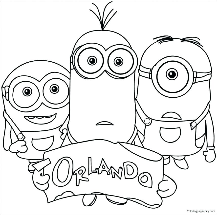 878x872 Printable Minions Coloring Pages Coloring Family Minions Coloring