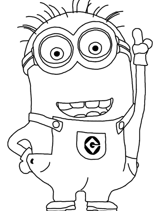 538x719 Minion Coloring Pages Party Favors Woodworking