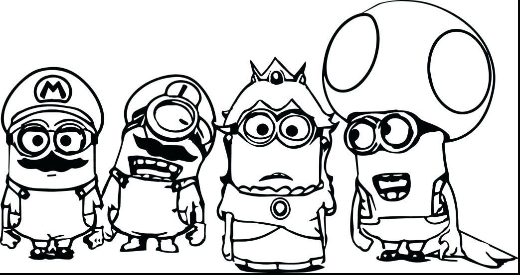 1043x553 Minions Coloring Pages Pdf Large Size Of Minion Coloring Pages