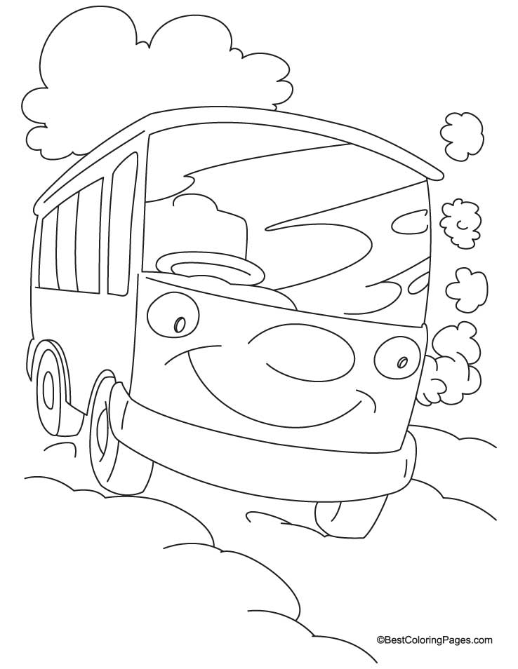 738x954 Minivan Coloring Pages