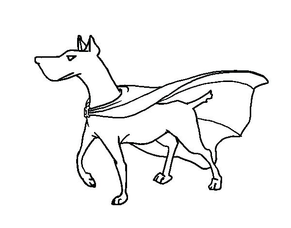600x470 Mink Coloring Pages Dog Superhero Coloring Page Minerva Mink