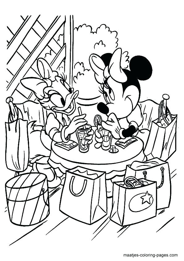 595x842 Minnie Bowtique Coloring Pages Coloring Pages Mouse And Daisy Duck