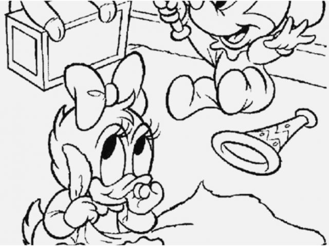 640x480 Minnie Mouse Coloring Pages Collection Baby Daisy Duck And Minnie