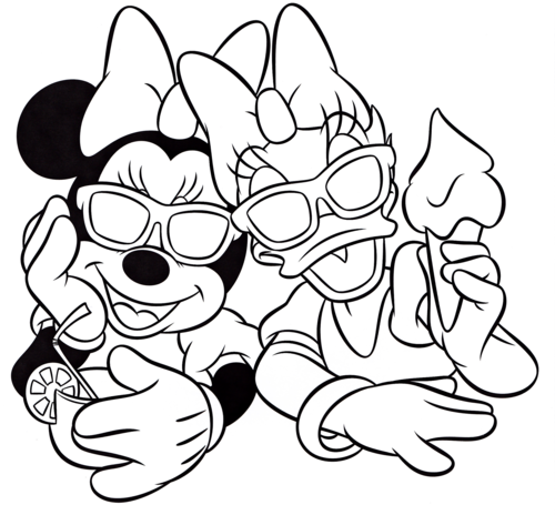 500x464 Walt Disney Characters Images Walt Disney Coloring Pages Minnie