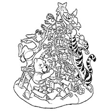 230x230 Top Free Printable Disney Christmas Coloring Pages Online