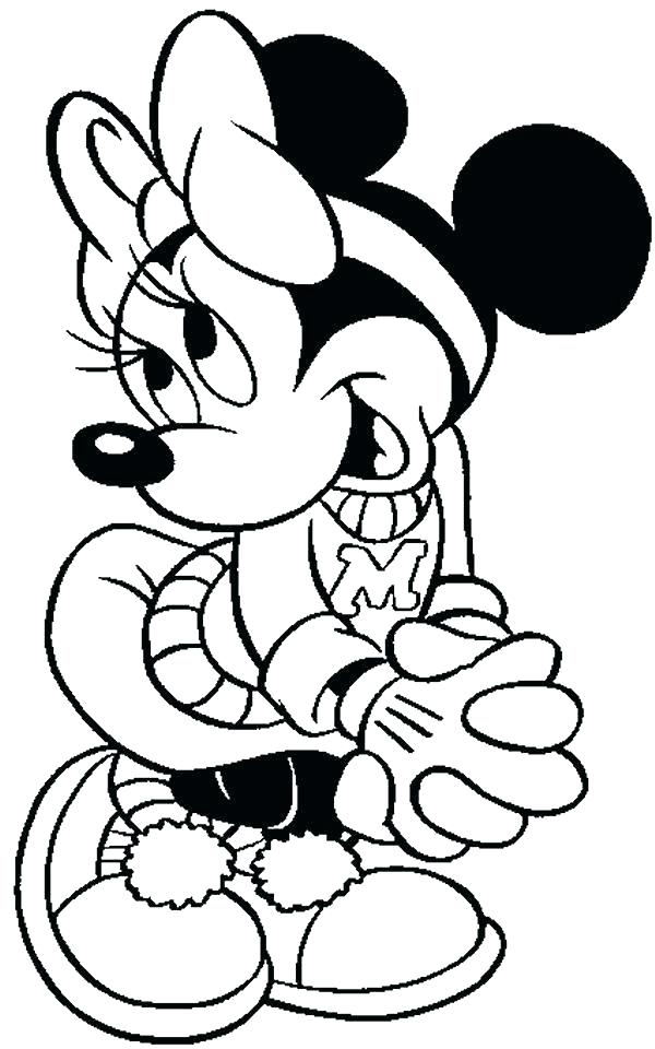 600x960 Minnie Mouse Printable Coloring Pages