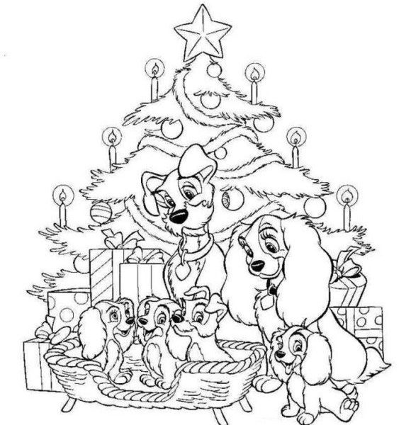 580x600 Printable Christmas Coloring Pages Disney Coloring Page