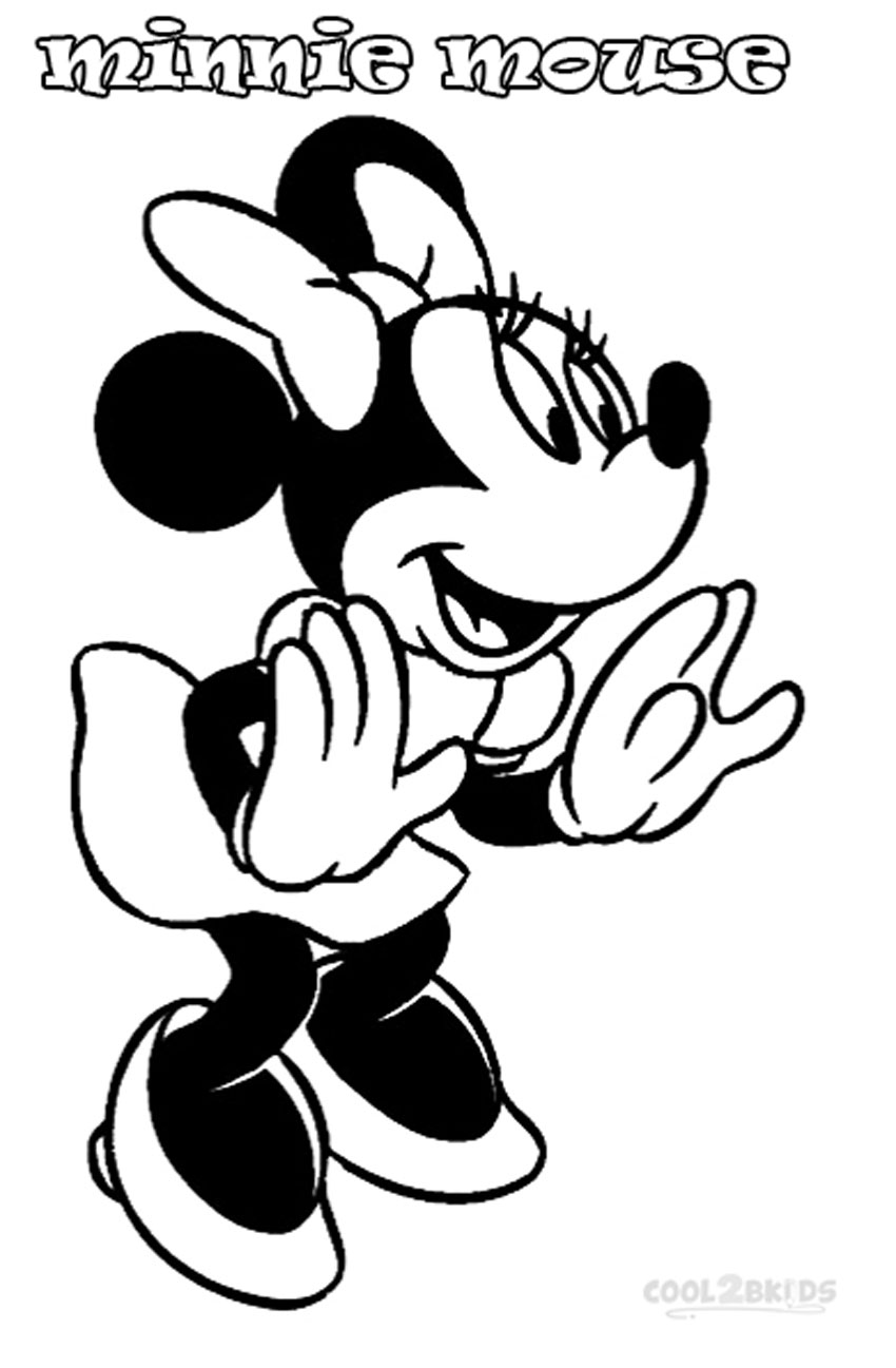850x1297 Printable Minnie Mouse Coloring Pages For Kids