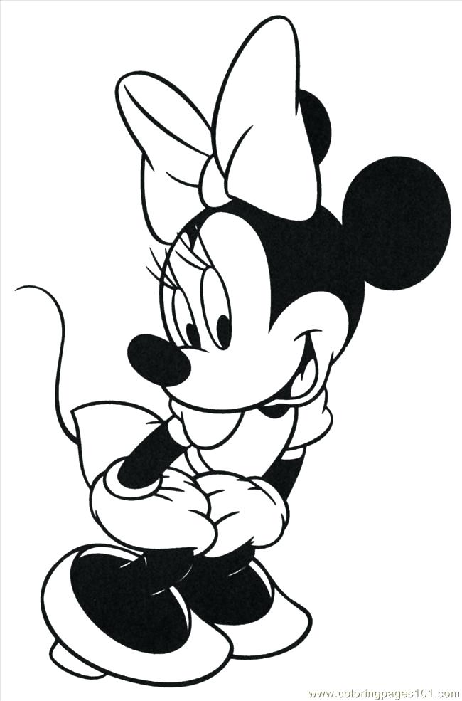 Minnie Mouse Coloring Pages Pdf at GetDrawings | Free download