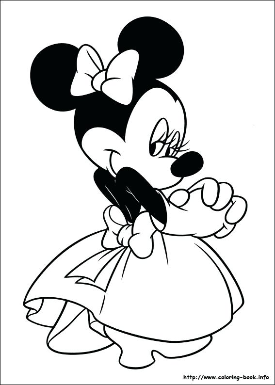 567x794 Minnie Mouse Coloring Book Mouse Coloring Picture Coloring Book