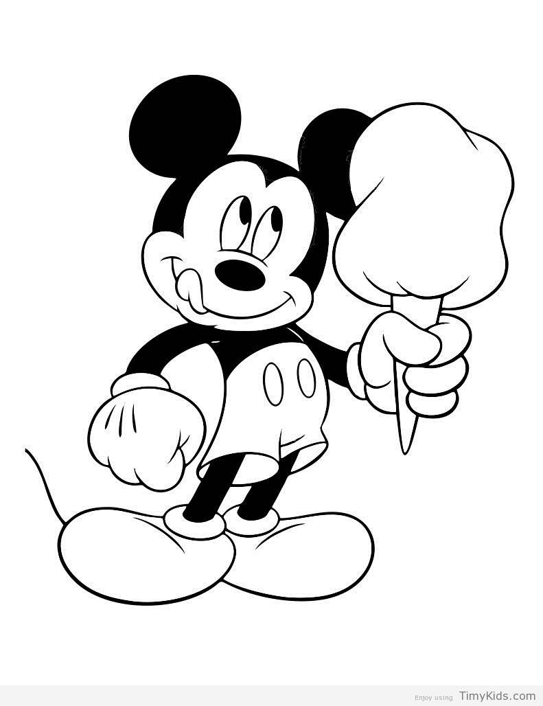 791x1028 Mickey Mouse Coloring Pages To Print Timykids