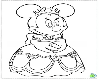 400x322 Minnie Mouse Face Coloring Pages Page Image Clipart Images