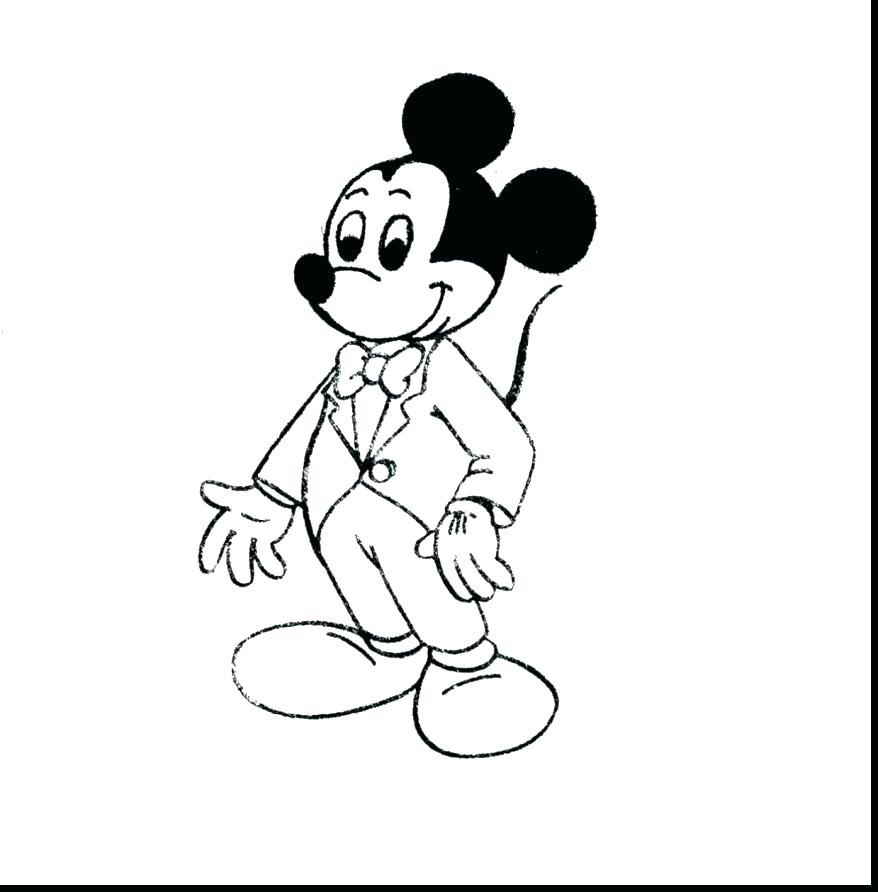878x892 Coloring Pages Of Mickey And Minnie Mouse
