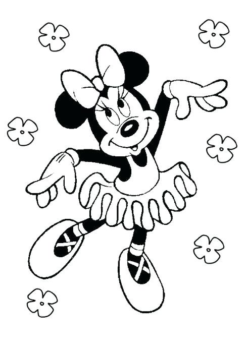 487x698 Minnie Mouse Free Coloring Pages