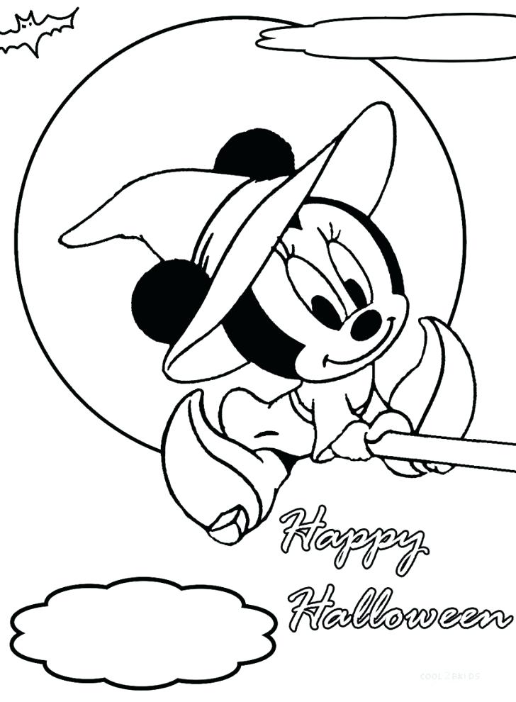 728x990 Minnie Mouse Halloween Coloring Pages Mouse Coloring Pages
