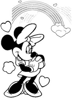 236x321 Mickey And Minnie Valentine Night Coloring Pages