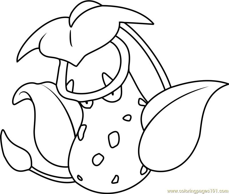 800x678 Victreebel Pokemon Coloring Page