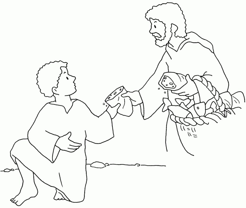 1024x864 Miracles Of Jesus Coloring Pages At Giving