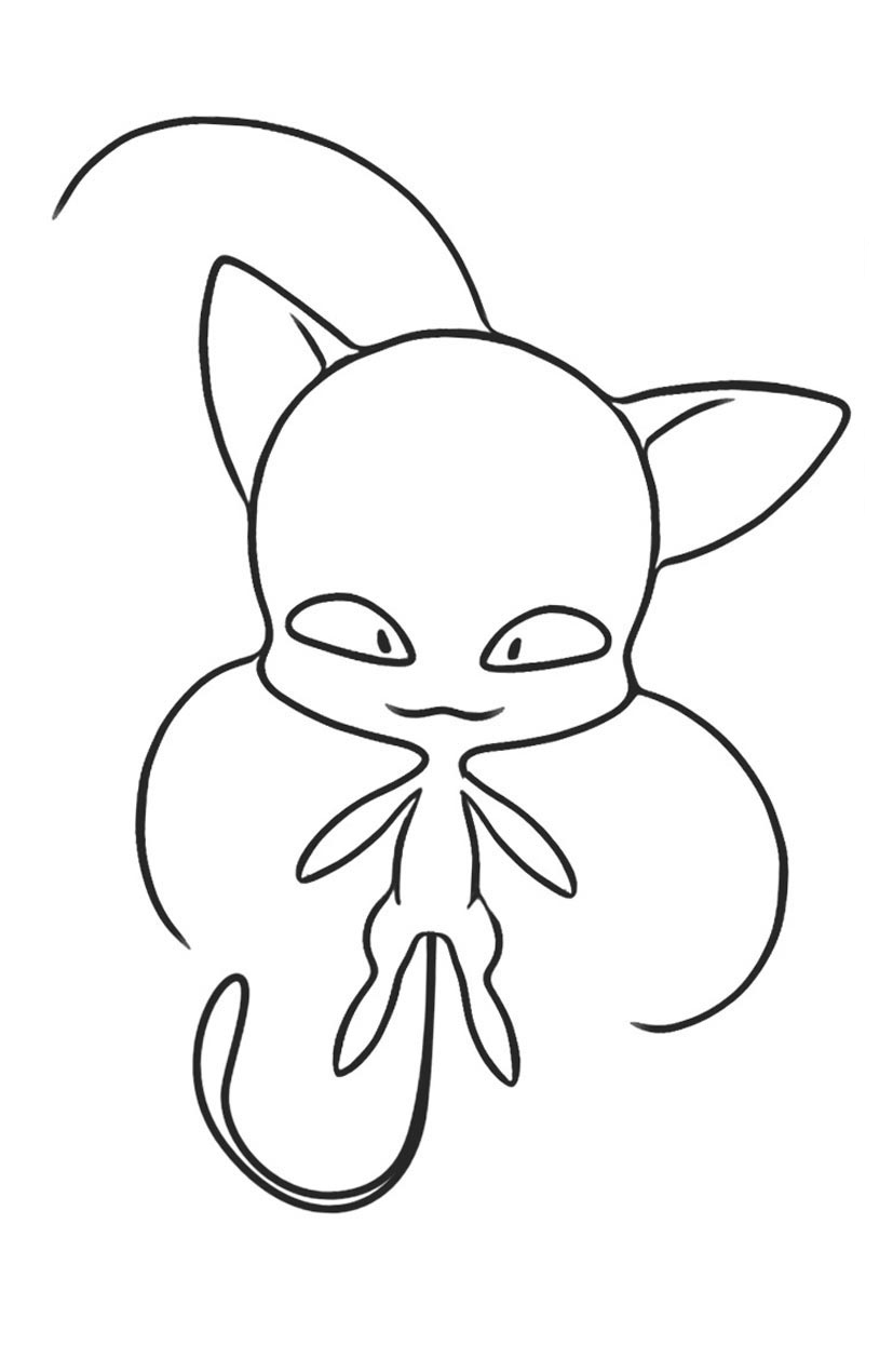 827x1270 Miraculous Ladybug Coloring Pages