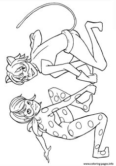 236x337 Print Miraculous Ladybug And Cat Noir Kiss Season Coloring Pages