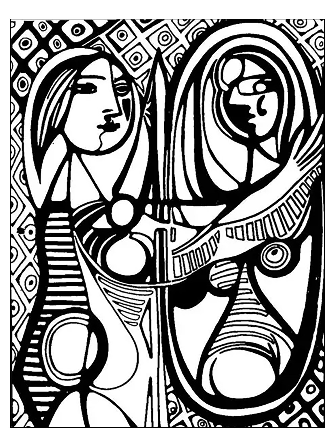 1276x1701 Picasso Girl Before A Mirror