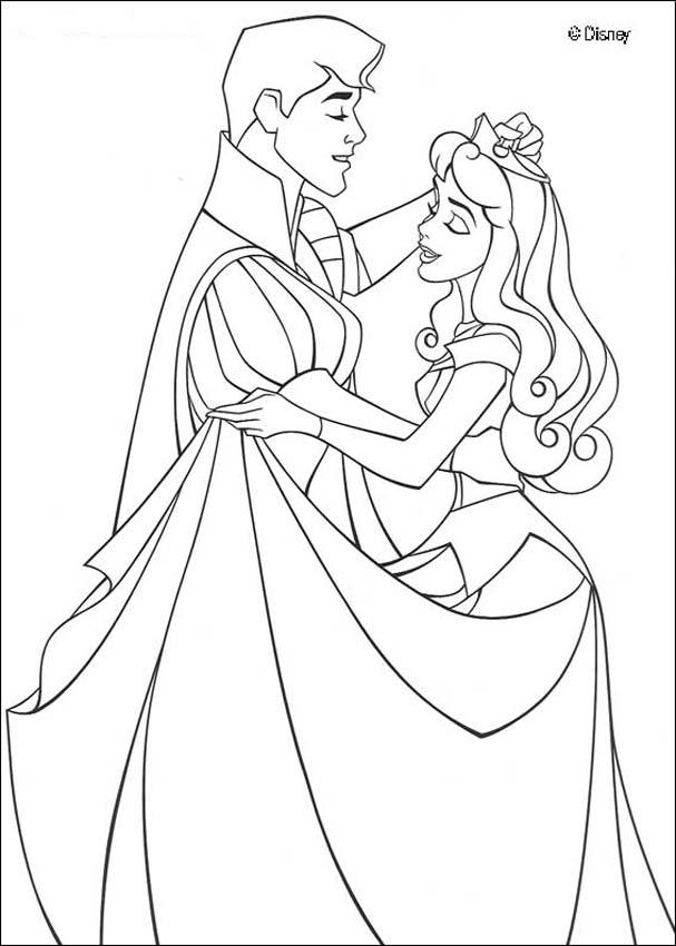 607x850 Aurora And The Magic Mirror Coloring Pages