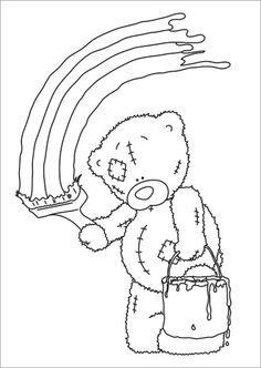 236x332 Tatty Teddy Colouring Sheet With His My Blue Nose Friends