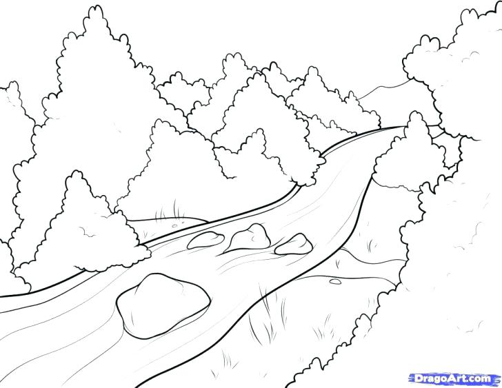 728x563 River Coloring Pages Medium Size Of Coloring Pages Nativity Best