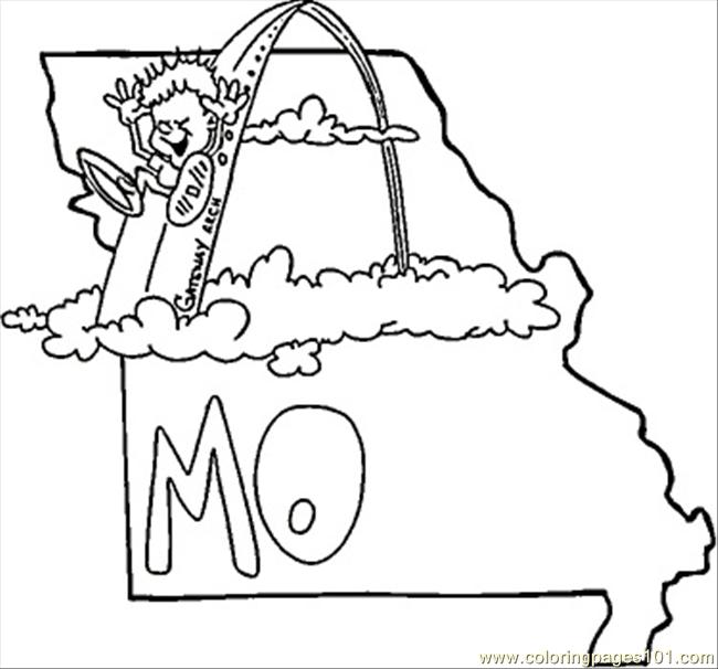 650x606 Missouri Coloring Pages