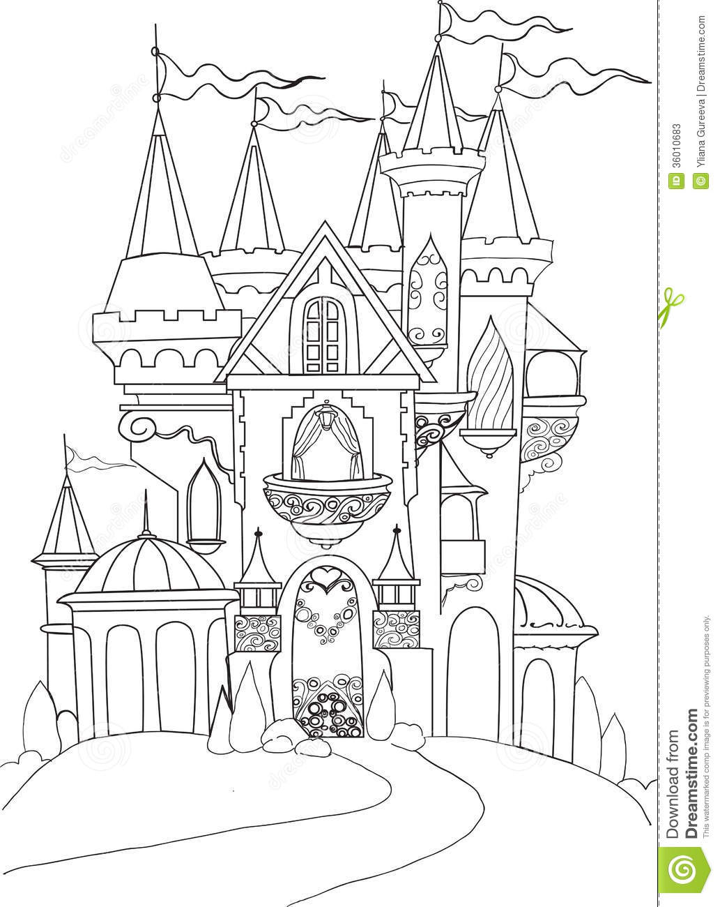 1033x1300 Disney World Castle Coloring Page Many Interesting Wonderful